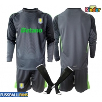 Aston Villa Torwart Heimtrikotsatz Kinder 2025-26 Langarm (+ Kurze Hosen)